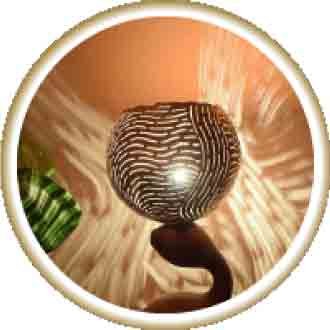 brass broidered coconut shell craft of kerala
